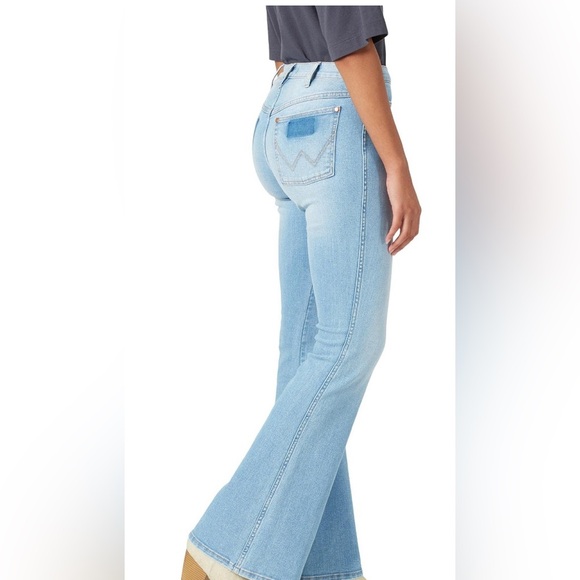 Free People X Wrangler Patch Pocket Flare Malibu. NWT - Picture 4 of 13